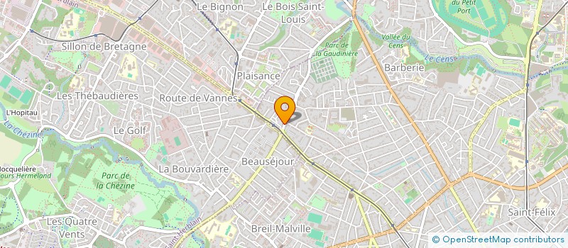 localisation de l'entreprise MONSIEUR ALAN BALLANGER à NANTES