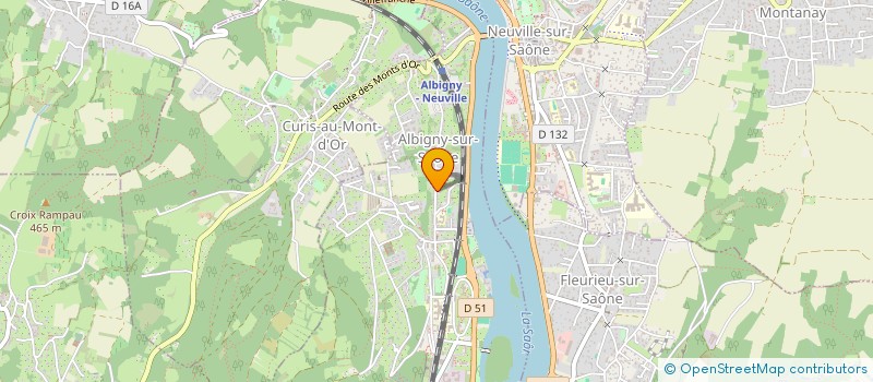 localisation de l'entreprise MONSIEUR ALAN BASSAHON  ALBIGNY-SUR-SAONE