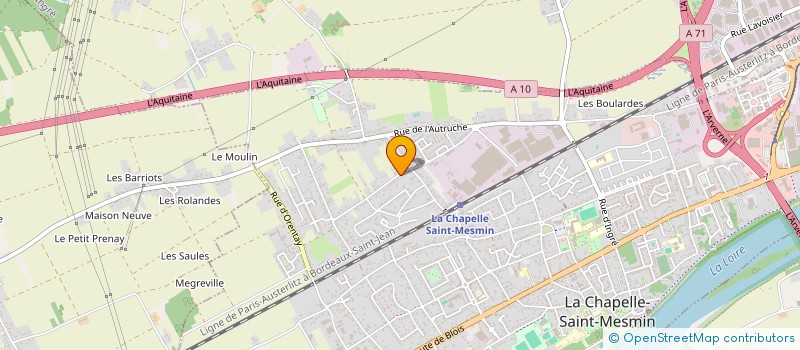 localisation de l'entreprise MONSIEUR ALAN BEAUDENUIT à LA CHAPELLE-SAINT-MESMIN