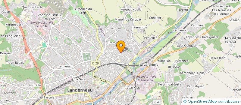localisation de l'entreprise MONSIEUR ALAN BERNARD à LANDERNEAU