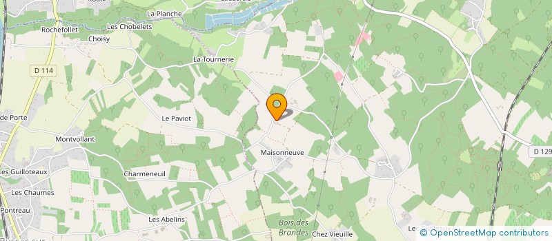 localisation de l'entreprise MONSIEUR ALAN BERTONNIER  LE DOUHET