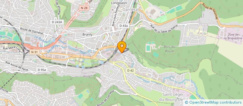 localisation de l'entreprise MONSIEUR ALAN BILLAUX  DARNETAL