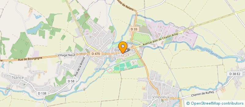 localisation de l'entreprise MONSIEUR ALAN BITTLER  BLETTERANS