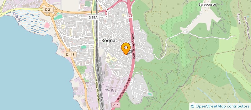 localisation de l'entreprise MONSIEUR ALAN BRUNET  ROGNAC