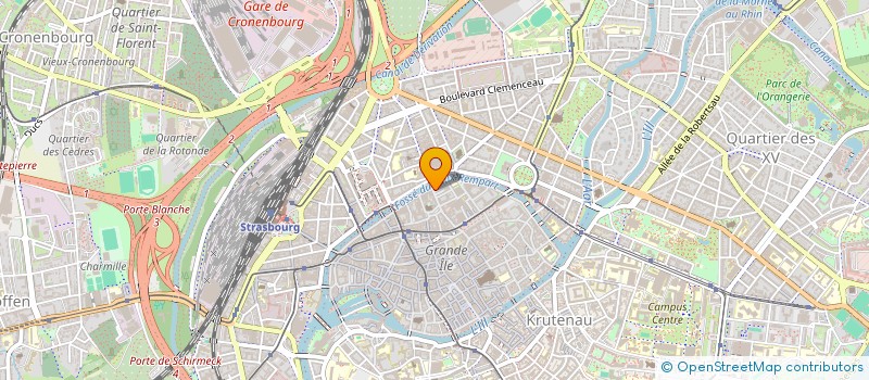 localisation de l'entreprise MONSIEUR ALAN BUCHMANN à STRASBOURG