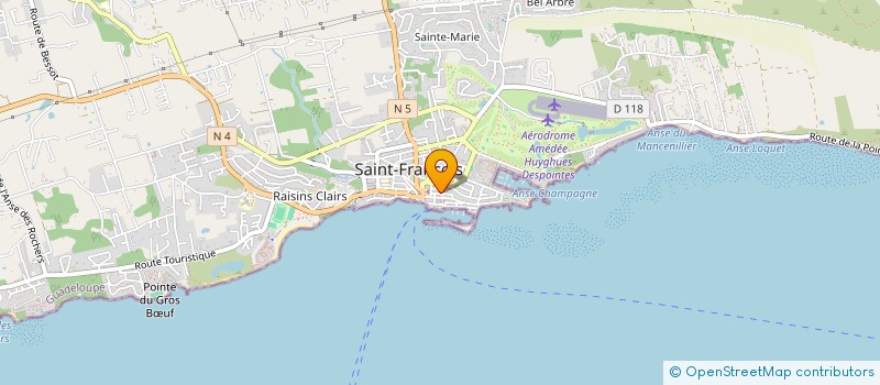 localisation de l'entreprise MONSIEUR ALAN CAMIER à SAINT-FRANCOIS
