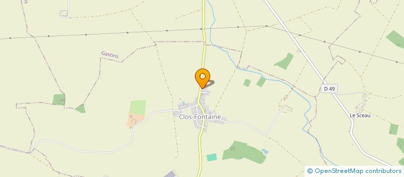 localisation de l'entreprise MONSIEUR ALAN CARRON  CLOS-FONTAINE