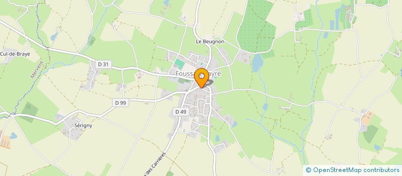 localisation de l'entreprise MONSIEUR ALAN CAULLERY à FOUSSAIS-PAYRE
