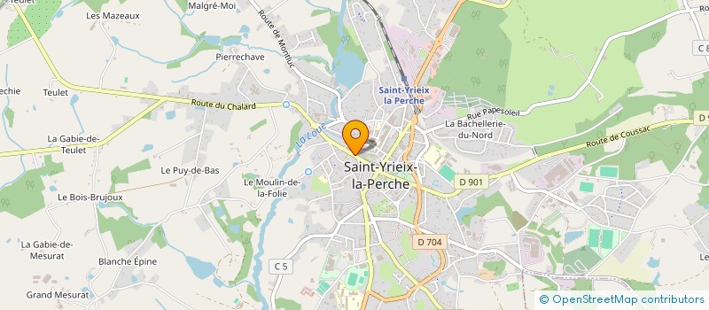 localisation de l'entreprise MONSIEUR ALAN CHOQUET  LIMOGES