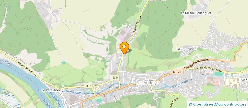 localisation de l'entreprise MONSIEUR ALAN CLEMENT  LES ANDELYS