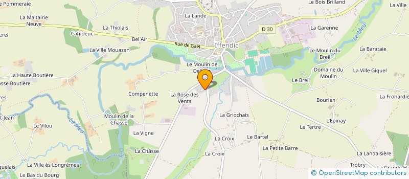 localisation de l'entreprise MONSIEUR ALAN COEFFIC  ROMILLE