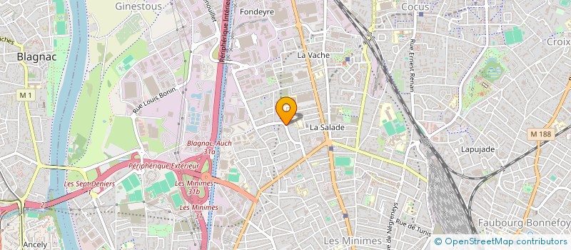localisation de l'entreprise MONSIEUR ALAN CONTROLE à TOULOUSE