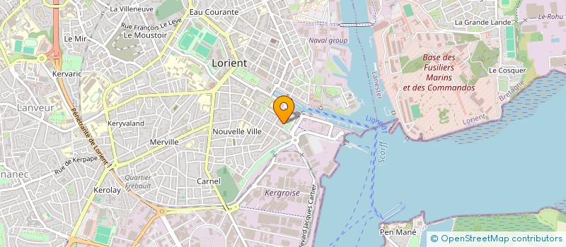 localisation de l'entreprise MONSIEUR ALAN CORNEC  LORIENT