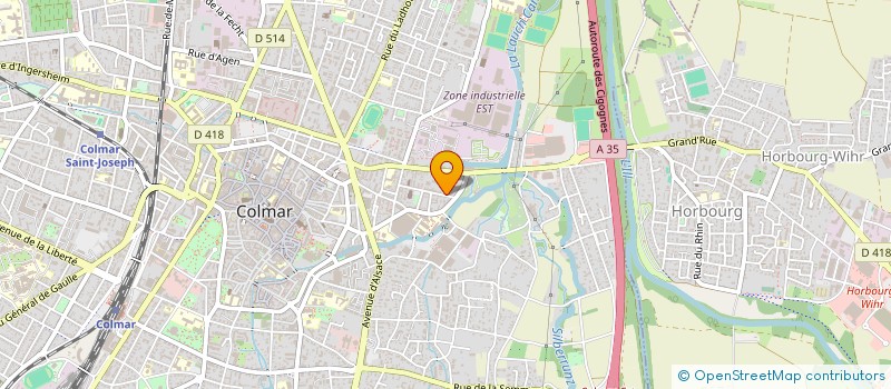 localisation de l'entreprise MONSIEUR ALAN DA CONCEICAO  COLMAR