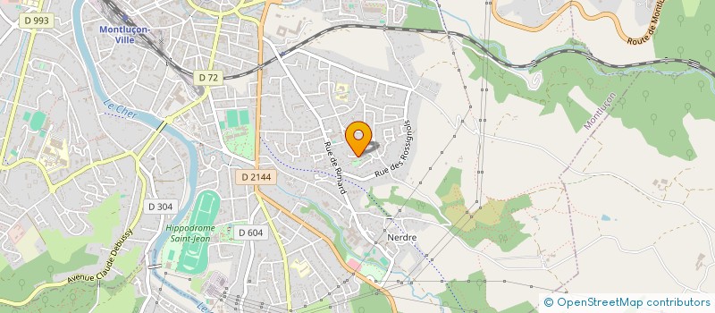 localisation de l'entreprise MONSIEUR ALAN DA SILVA  MONTLUCON