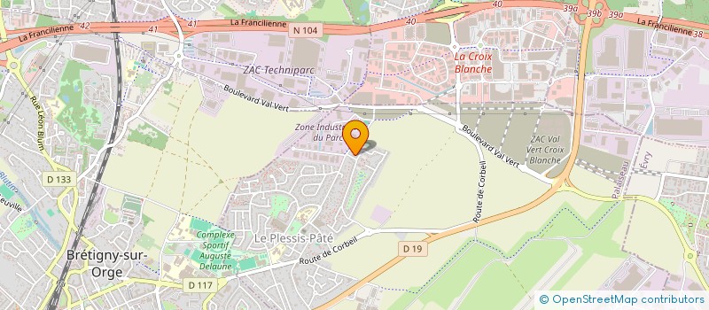 localisation de l'entreprise MONSIEUR ALAN DANIEL à LE PLESSIS-PATE