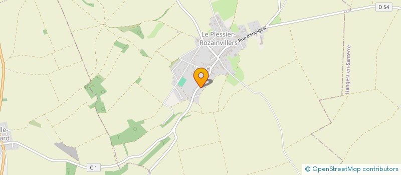 localisation de l'entreprise MONSIEUR ALAN DARCIS  LE PLESSIER-ROZAINVILLERS