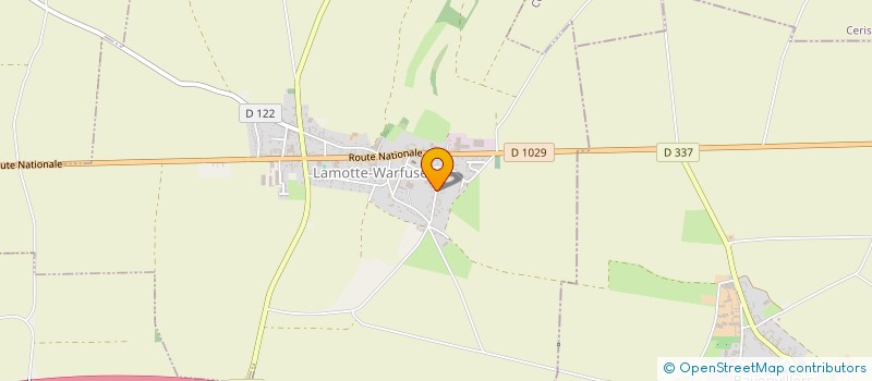 localisation de l'entreprise MONSIEUR ALAN DEBUIGNY  FRANVILLERS