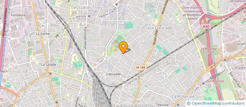 localisation de l'entreprise MONSIEUR ALAN DEREUX à TOULOUSE