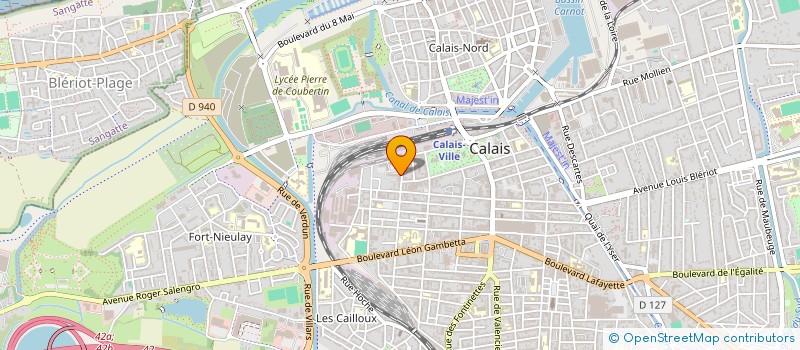 localisation de l'entreprise MONSIEUR ALAN DIMPRE  CALAIS