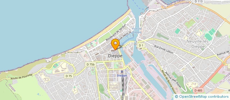 localisation de l'entreprise MONSIEUR ALAN DION  DIEPPE