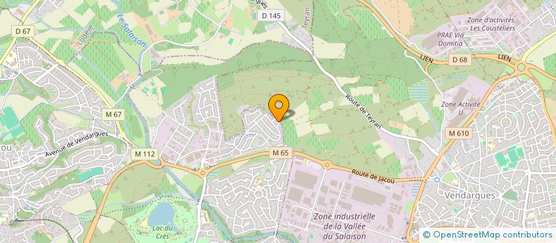 localisation de l'entreprise MONSIEUR ALAN DOUTREWE  LE CRES