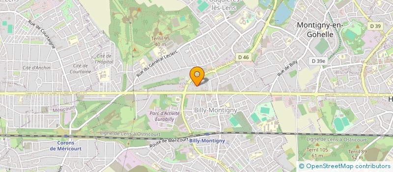 localisation de l'entreprise MONSIEUR ALAN DUBOIS à BILLY MONTIGNY