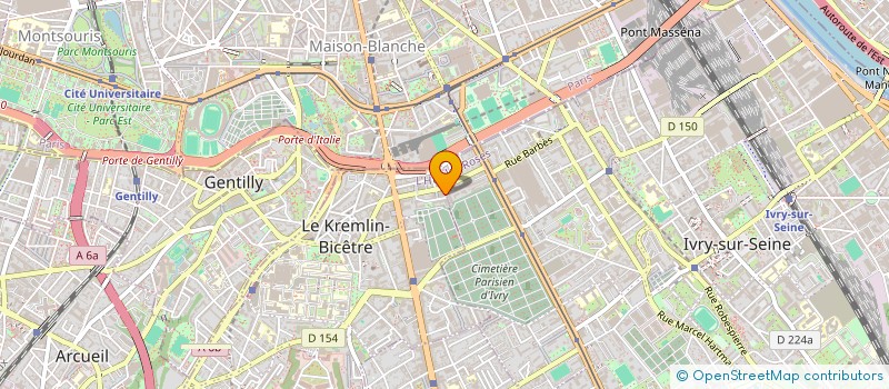 localisation de l'entreprise MONSIEUR ALAN DUMANOIR  LE KREMLIN-BICETRE