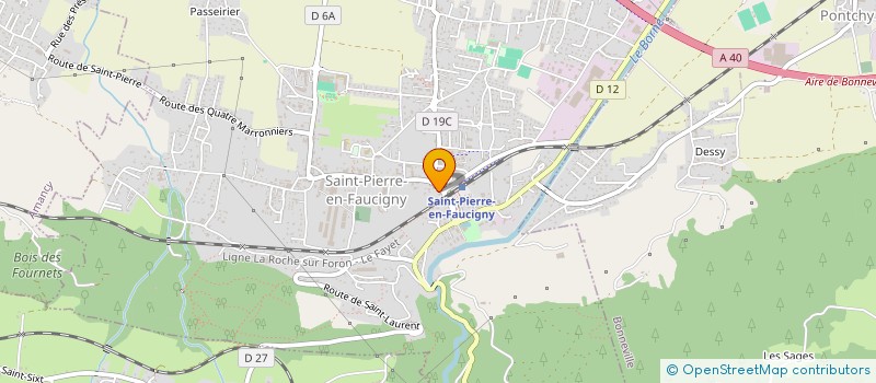 localisation de l'entreprise MONSIEUR ALAN DURET à SAINT-PIERRE-EN-FAUCIGNY