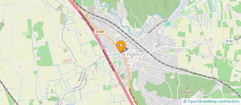 localisation de l'entreprise MONSIEUR ALAN ELAGOUNE à PIOLENC