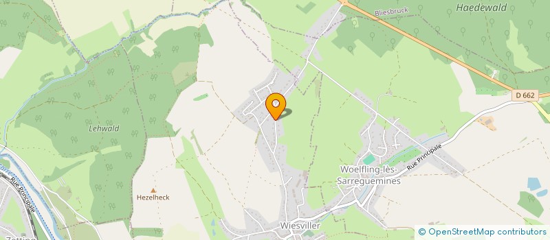 localisation de l'entreprise MONSIEUR ALAN EYERMANN  WIESVILLER