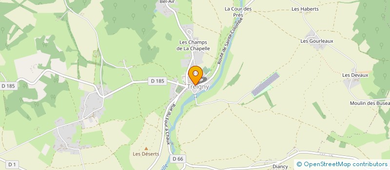 localisation de l'entreprise MONSIEUR ALAN FAIRBAIRN  TREIGNY-PERREUSE-SAINTE-COLOMBE