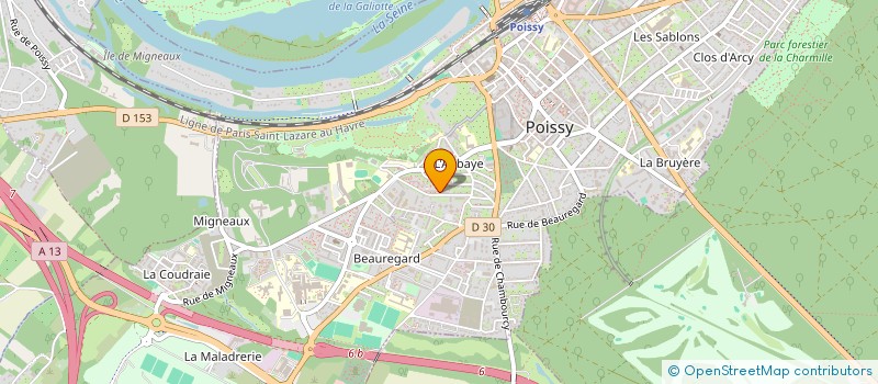 localisation de l'entreprise MONSIEUR ALAN FOFANA  POISSY