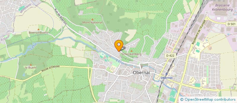 localisation de l'entreprise MONSIEUR ALAN FOUCHER  OBERNAI