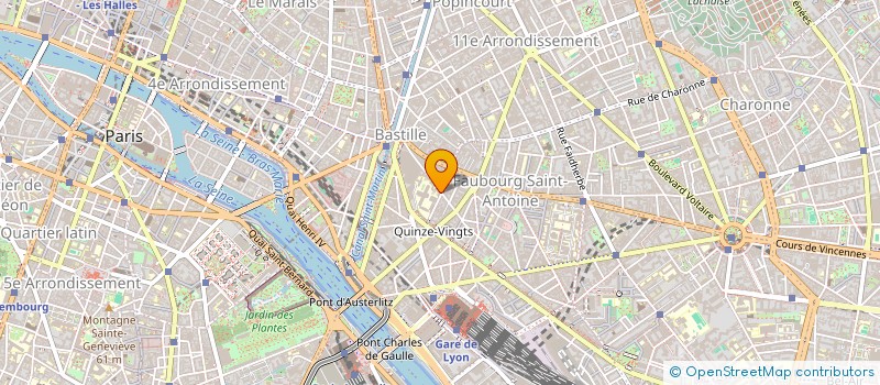 localisation de l'entreprise MONSIEUR ALAN FRANCK DAVID SAINT-ELOI  PARIS