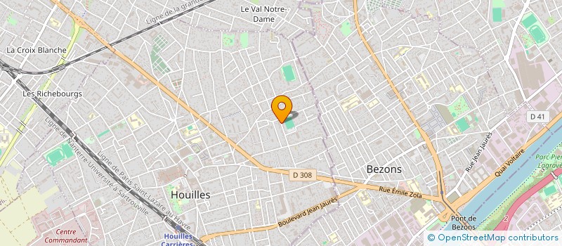 localisation de l'entreprise MONSIEUR ALAN FRANCOIS à HOUILLES