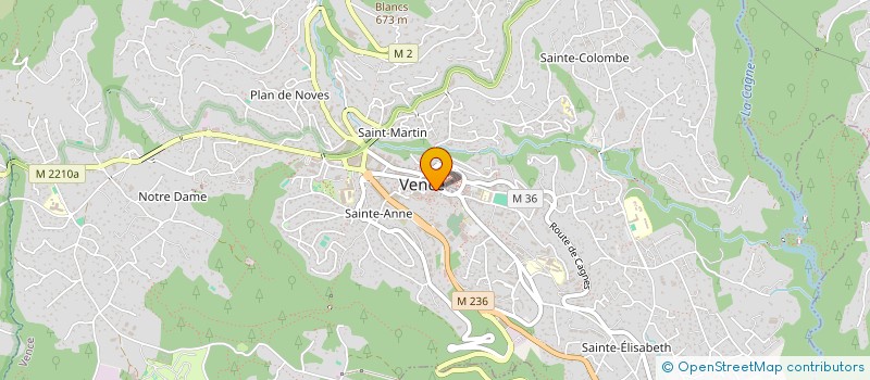 localisation de l'entreprise MONSIEUR ALAN FRIART  VENCE