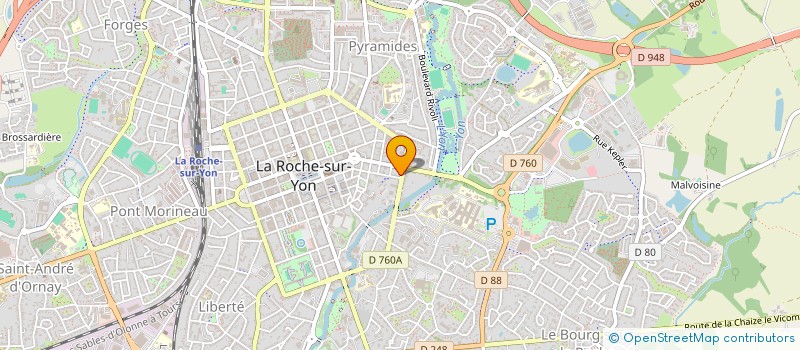 localisation de l'entreprise MONSIEUR ALAN GABORIEAU à LA ROCHE-SUR-YON