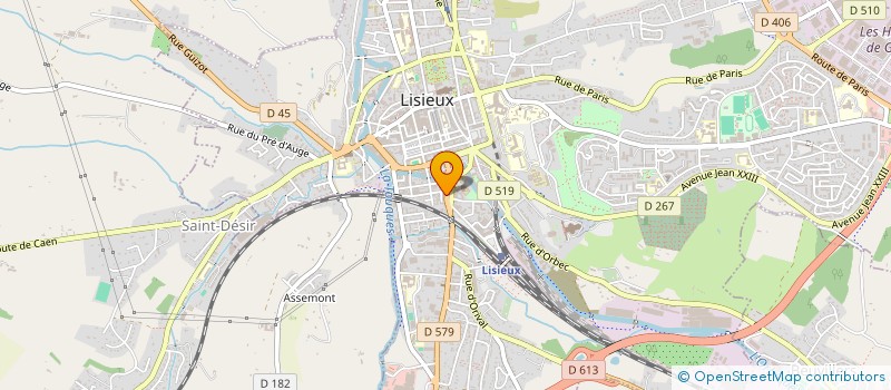 localisation de l'entreprise MONSIEUR ALAN GARCIA ALTUZAR  LISIEUX