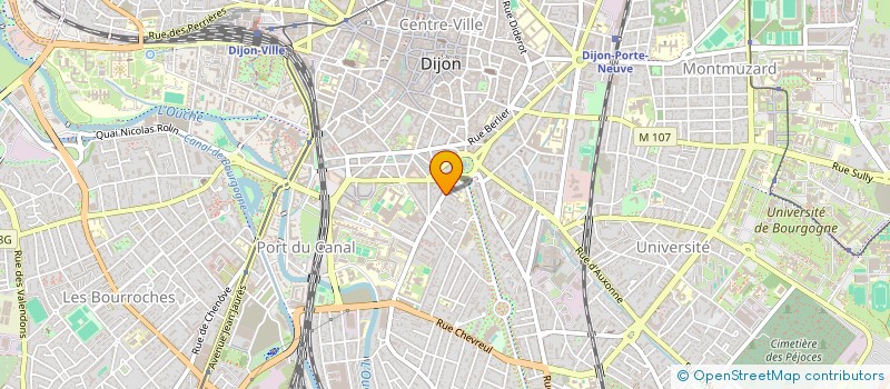 localisation de l'entreprise MONSIEUR ALAN GAUDILLERE à DIJON