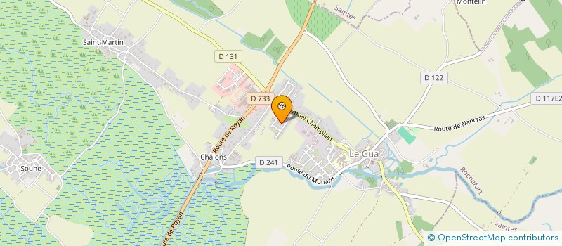 localisation de l'entreprise MONSIEUR ALAN GAUTHIER  LE GUA