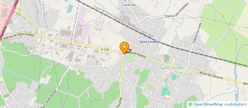 localisation de l'entreprise MONSIEUR ALAN GIRA  SAINT-LOUBES