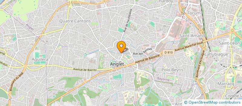 localisation de l'entreprise MONSIEUR ALAN GOASDOUE  ANGLET