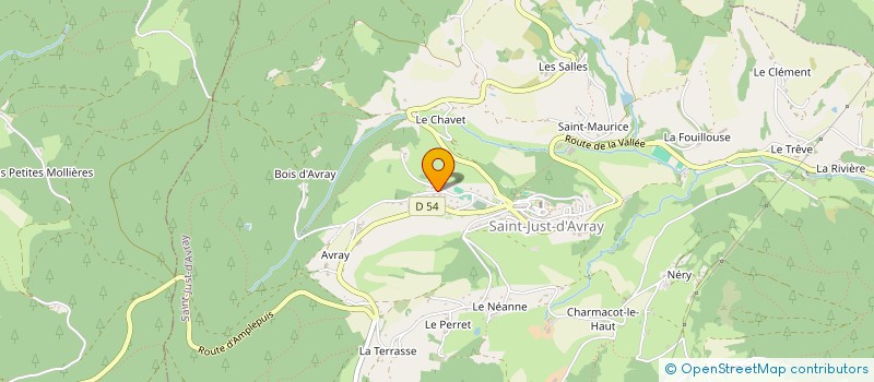 localisation de l'entreprise MONSIEUR ALAN GUILLOT  SAINT-JUST-D'AVRAY