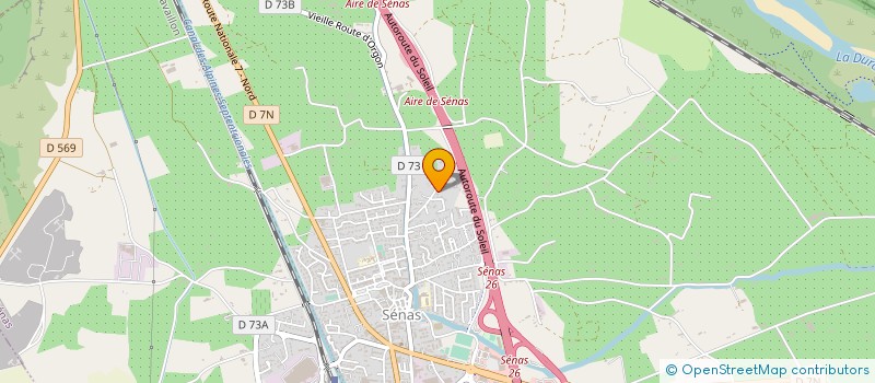 localisation de l'entreprise MONSIEUR ALAN GUILLOU  SENAS