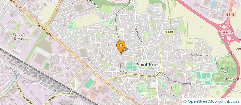 localisation de l'entreprise MONSIEUR ALAN HAMADI  SAINT-PRIEST