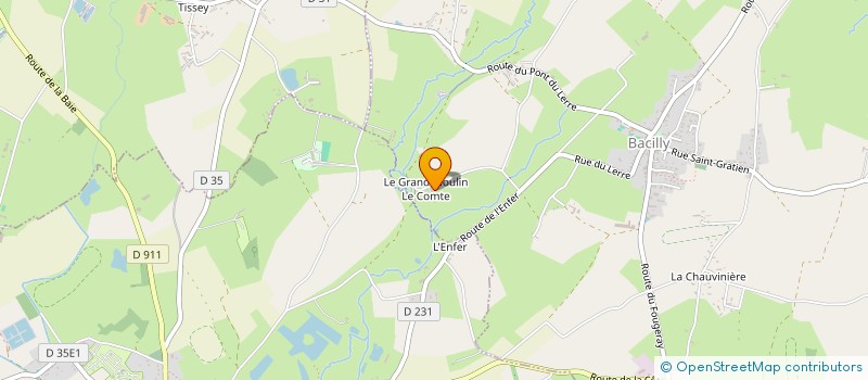 localisation de l'entreprise MONSIEUR ALAN HARVEY  BACILLY