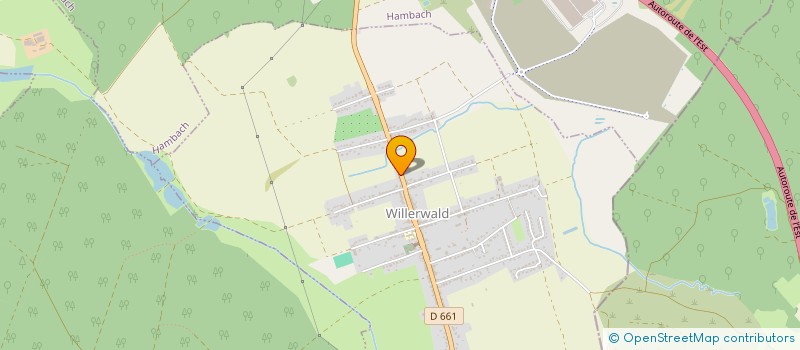 localisation de l'entreprise MONSIEUR ALAN HEHN  WILLERWALD