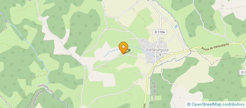 localisation de l'entreprise MONSIEUR ALAN HELLEU  VIELLESEGURE