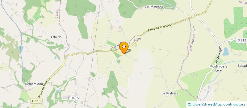 localisation de l'entreprise MONSIEUR ALAN HIGGINSON  MADAILLAN